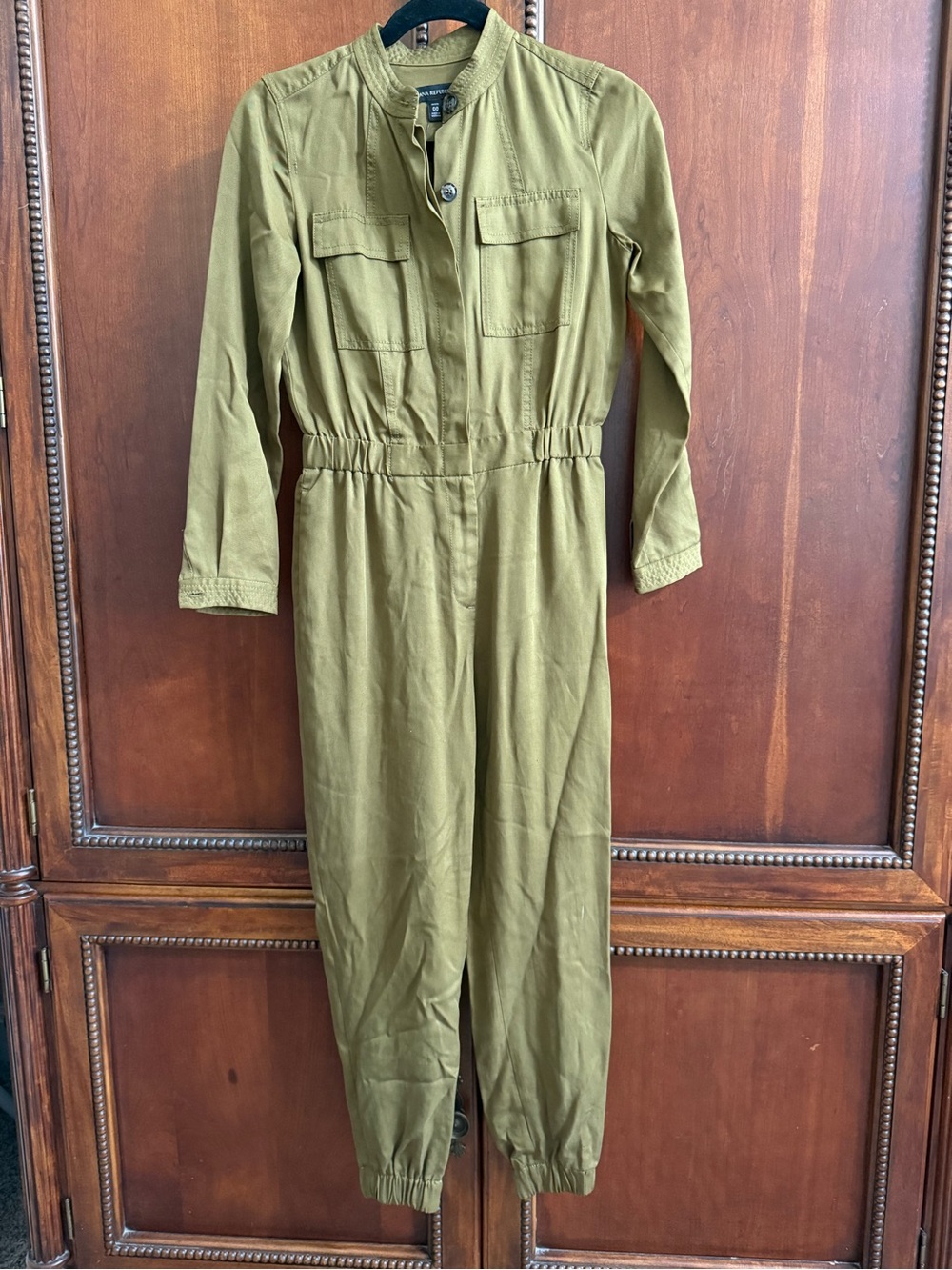 Banana Republic Olive Green Utility Jumpsuit - Women